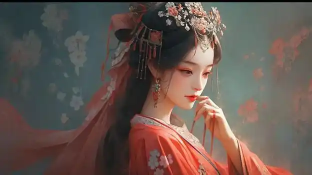 溪月图集画面四：湖畔余晖
